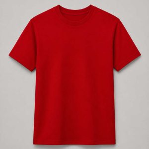 Red ±160g Premium Polycotton T-shirts Kids
