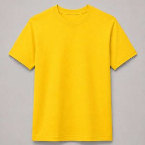 Yellow 7Tiger Premium Polycotton T-shirt ±160g Kids